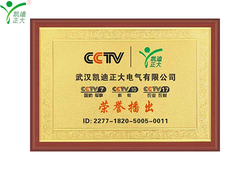 凱迪正大登上CCTV央視廣告，全力打造品牌新高度